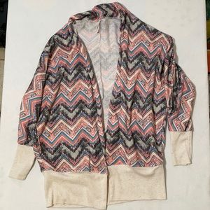 Xhilaration Aztec Pattern Cardigan